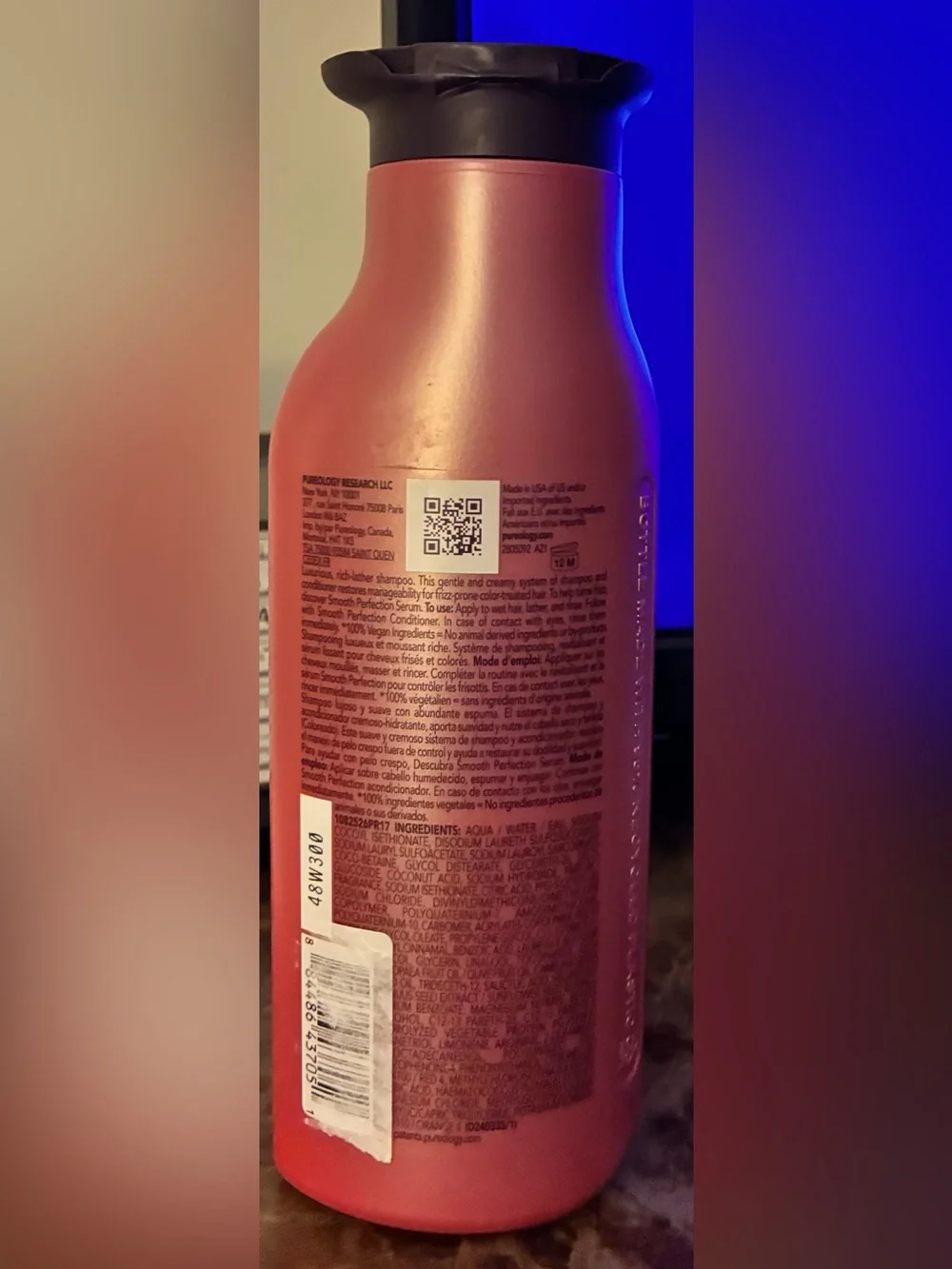 Pureology Smooth Perfection Shampoo 9 Oz 266ml Anti-Frizz Color Care